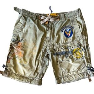 Ralph Lauren POLO Rare Air Transport Division Cargo Shorts. Size 34